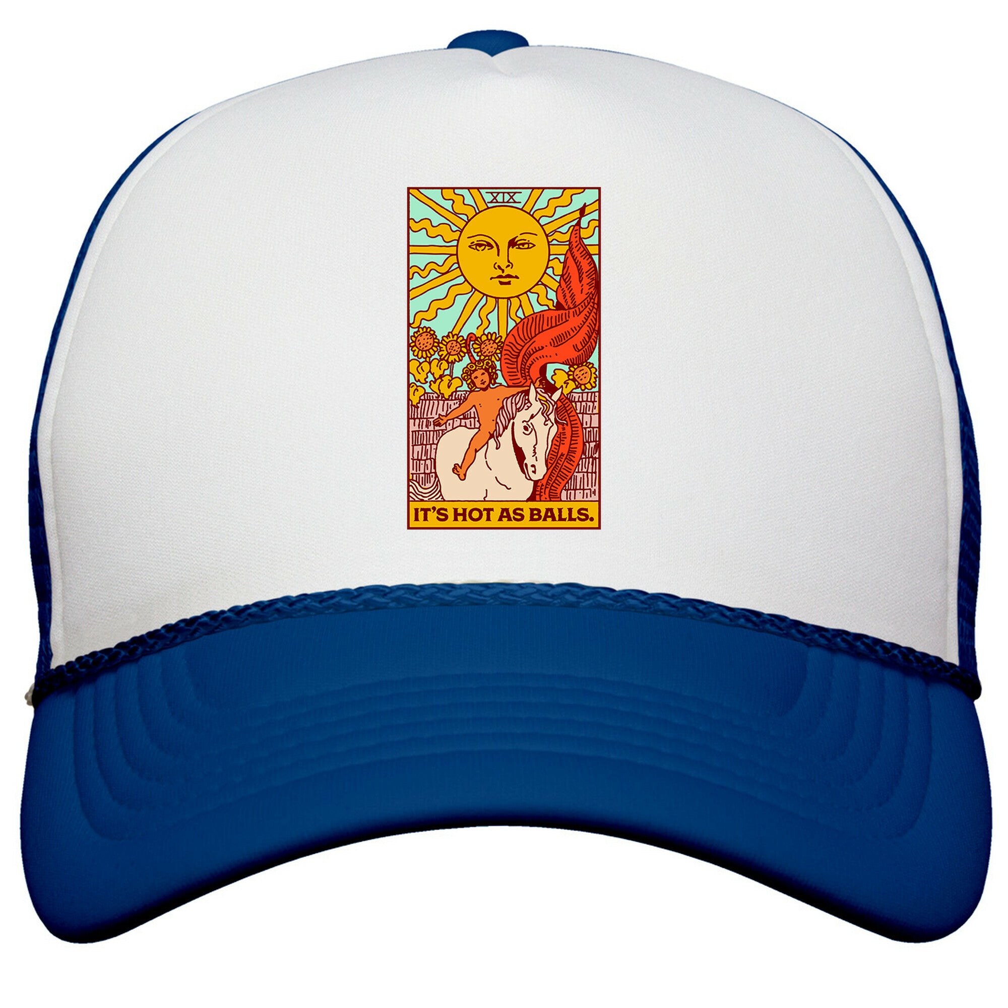 Its Hot As Balls \(The Sun Tarot\) Snapback Trucker Hat